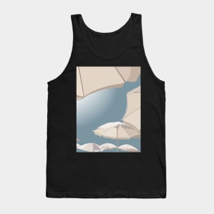 Beach Minimalist Illustration Tank Top